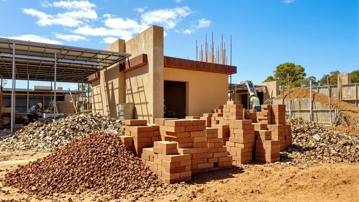 In Australië wordt koffiedik een revolutionair materiaal voor ecologische bakstenen