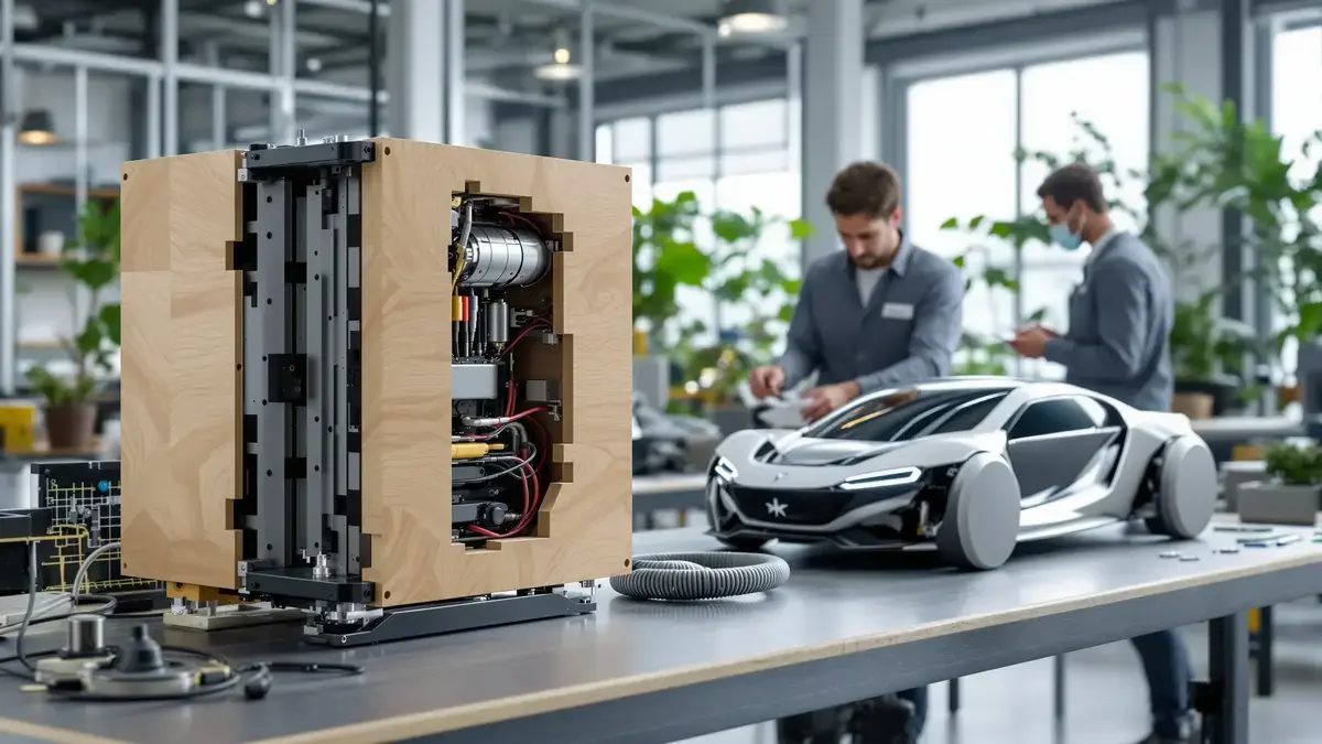 Een revolutionaire doorbraak: Oostenrijkse onderzoekers combineren hout en staal voor elektrische batterijen